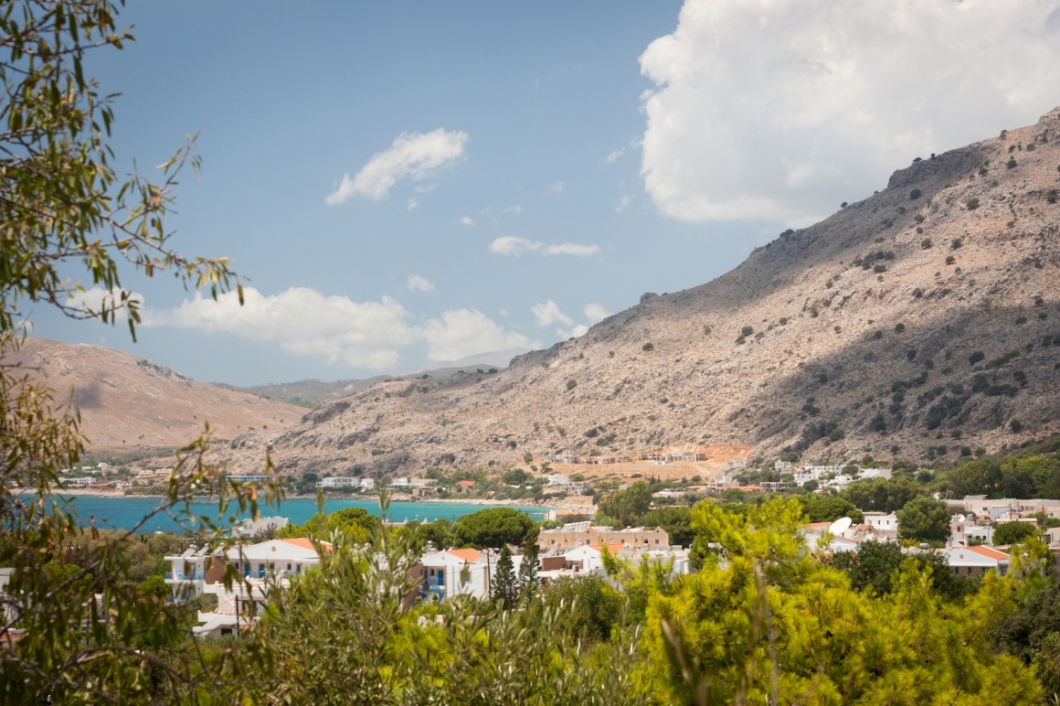 'A view of Pefkos, Rhodes, Greece' - Родос