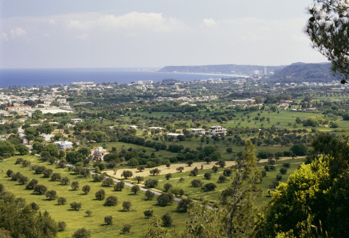 'View of Trianta, Filerimos, Rhodes, Greece' - Родос